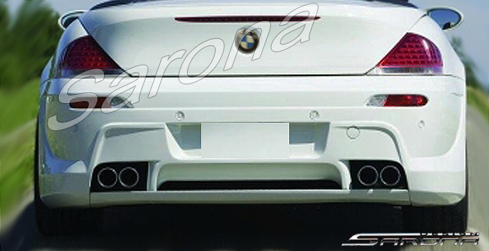 Custom BMW 6 Series  Coupe & Convertible Rear Bumper (2004 - 2010) - $790.00 (Part #BM-016-RB)